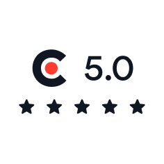 Clutch 5.0 star rating